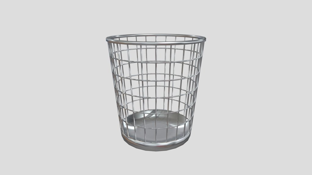 Chrome Waste Bin