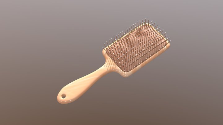 Hairbrush 3D Model