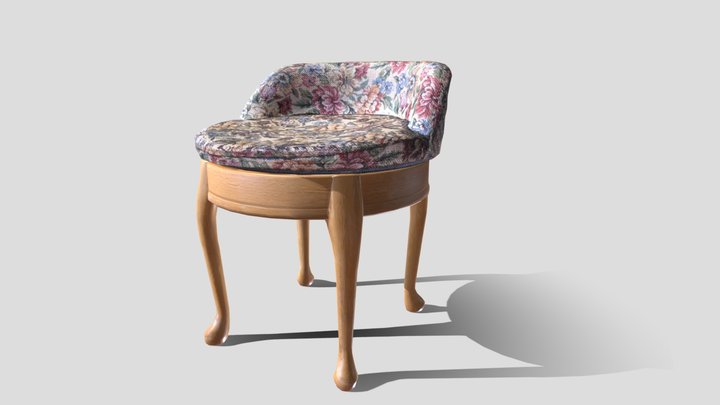 Vanity chair 3D Model