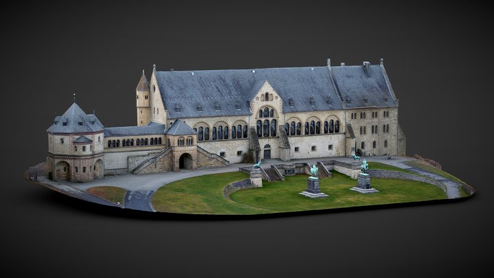 Imperial Palace of Goslar (Kaiserpfalz Goslar) 3D Model