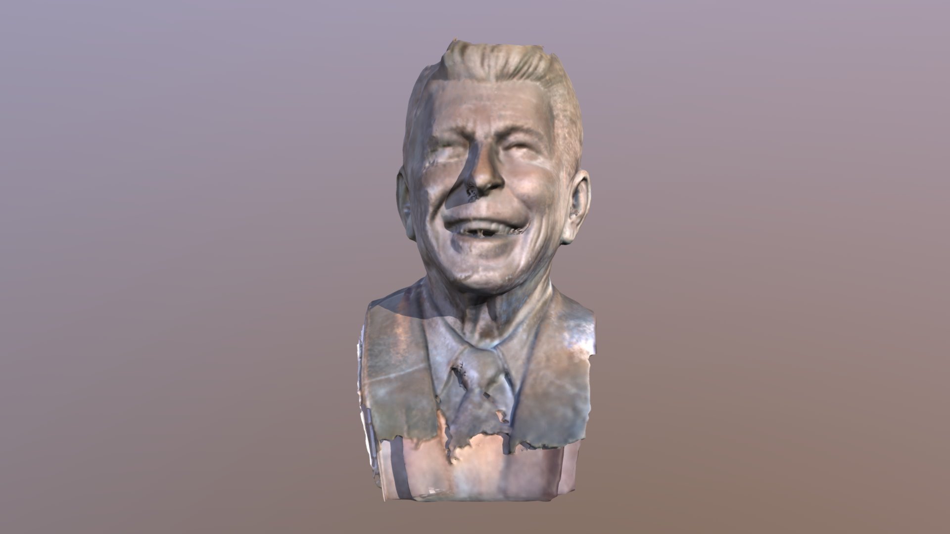 Ronald Reagan Head Bust 4