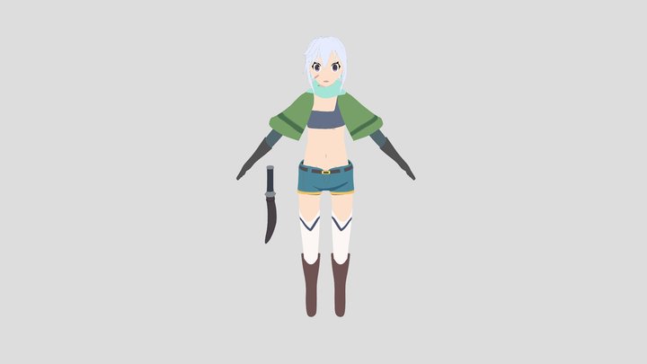 Chris konosuba 3D Model