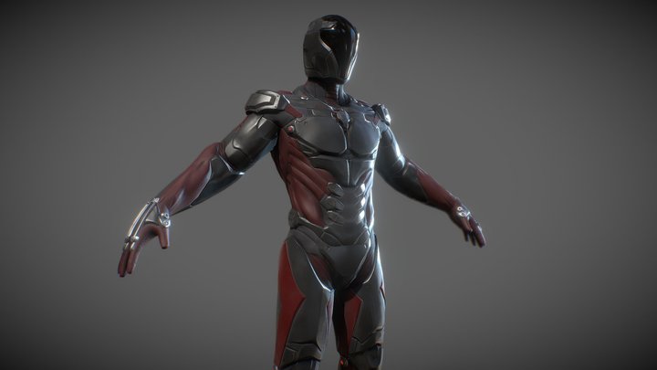 Voss Warfare Power Suit 3D Model