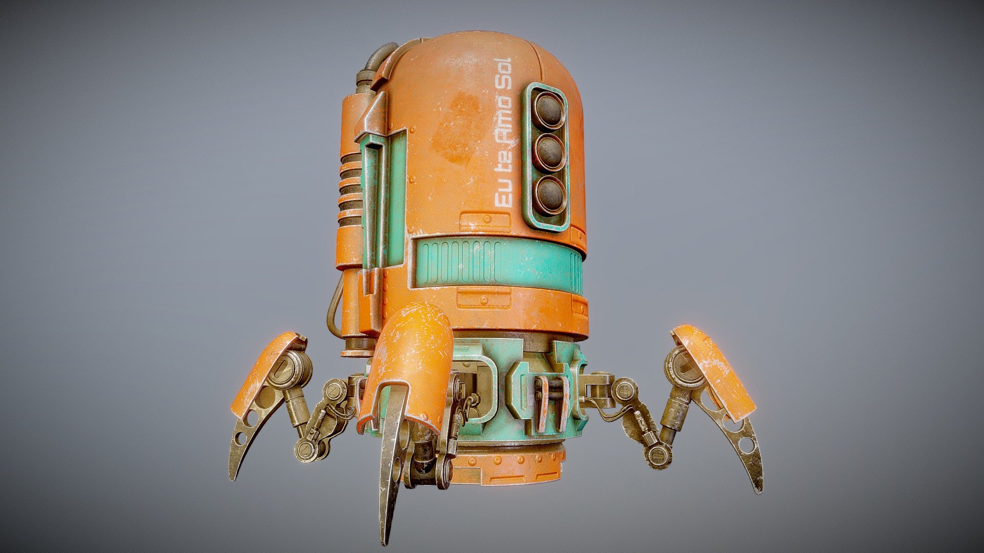 SpiderRobot Study in Substance Painter - 3D model by Luall_Studio ...