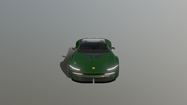 Sports Car 1 (GTA-M) 3D Model