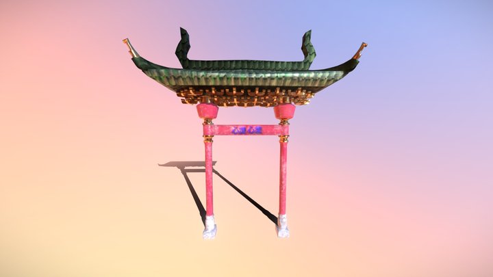 Chinese Arch 3D Model
