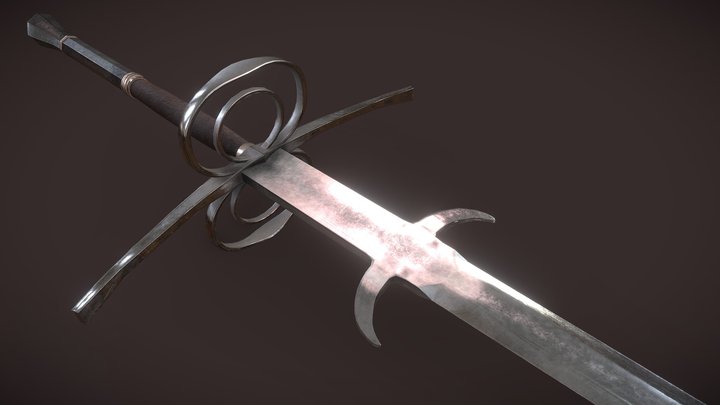 Zweihander 3D Model