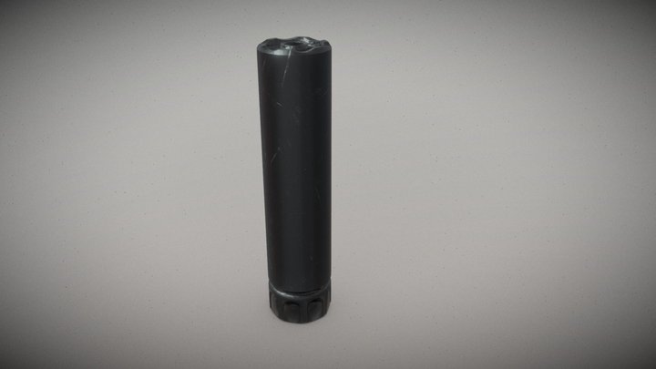 Surefire Socom Suppressor 3D Model