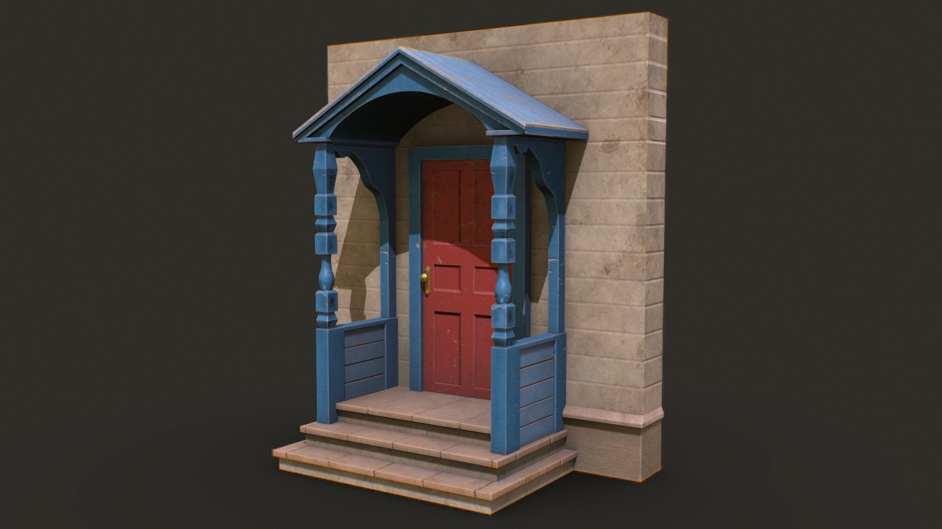 Door - 3D model by Zuzanna Zaremba (@zuzanna.zaremba99) [5b12a62 ...