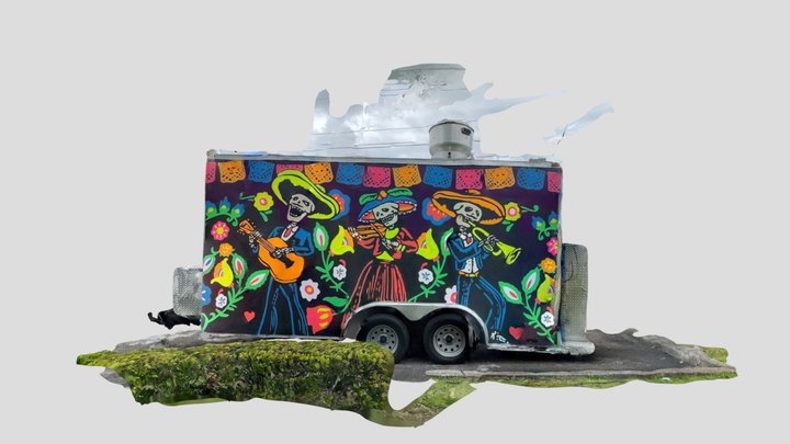 La Catrina Food Truck 3D Model