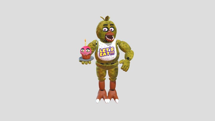 Chica The Chicken 3D Model