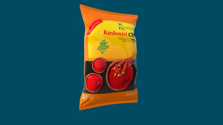 Riverside Kashmiri Chilly Powder 3D Model