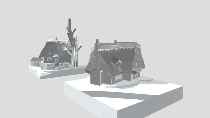 Grandma's House - WIP Diorama 3D Model