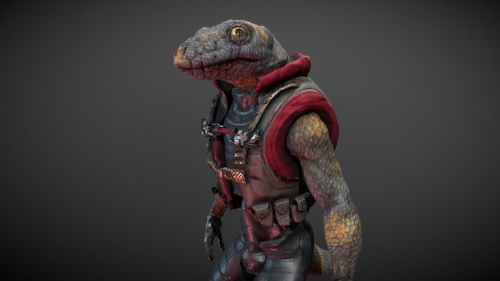 Free Trader Firian Mechanic 3D Model