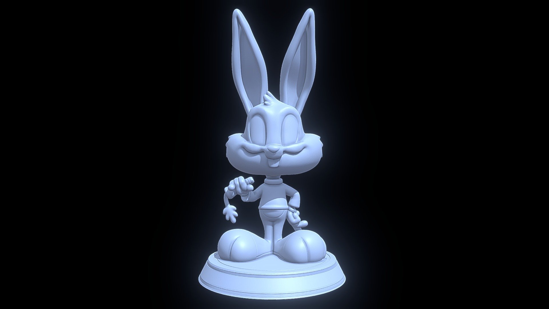 Buster Bunny - Tiny Toon Adventures 3D Print - Buy Royalty Free 3D ...