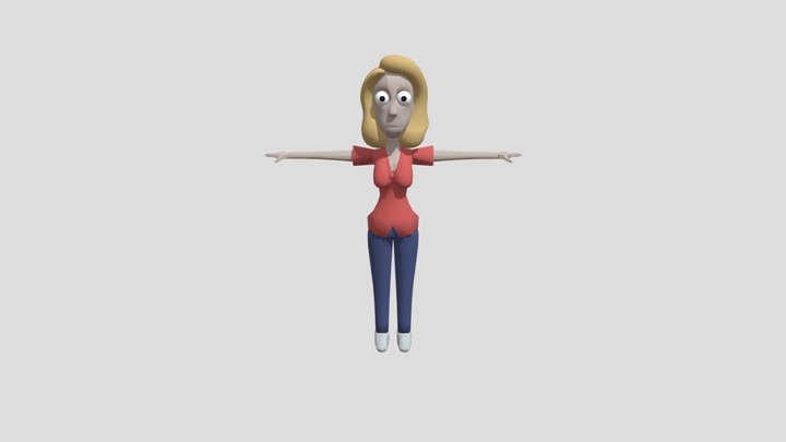 Beth Smith (fan modèle) Rick and Morty 3D Model