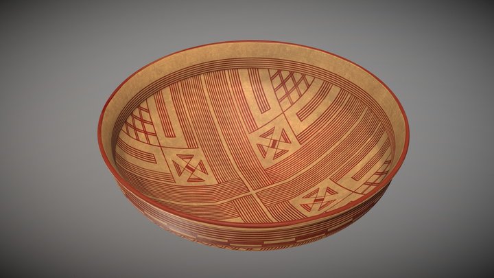 Handmade painted ware, 8th century B.C. 3D Model
