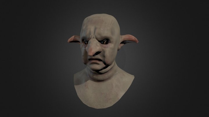 Goblin Bust 3D Model
