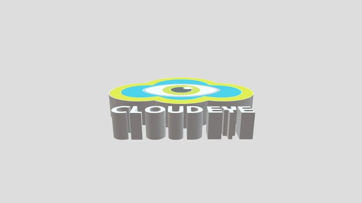 Cloudeye-eg-white-3DLOGO 3D Model