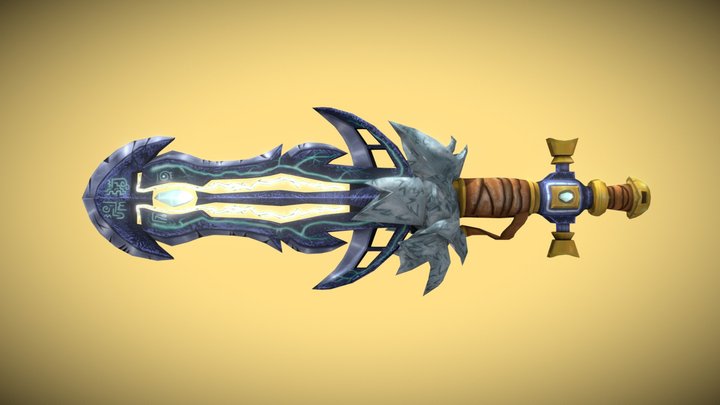 barbarian sword 3D Model