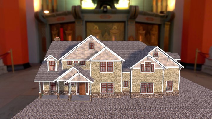 House fully furnished – Modelo 3D gratuito STL