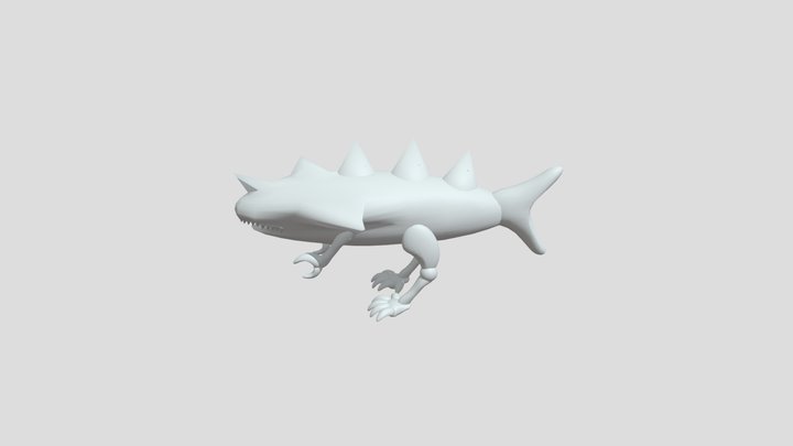 Sharkysaur 3D Model