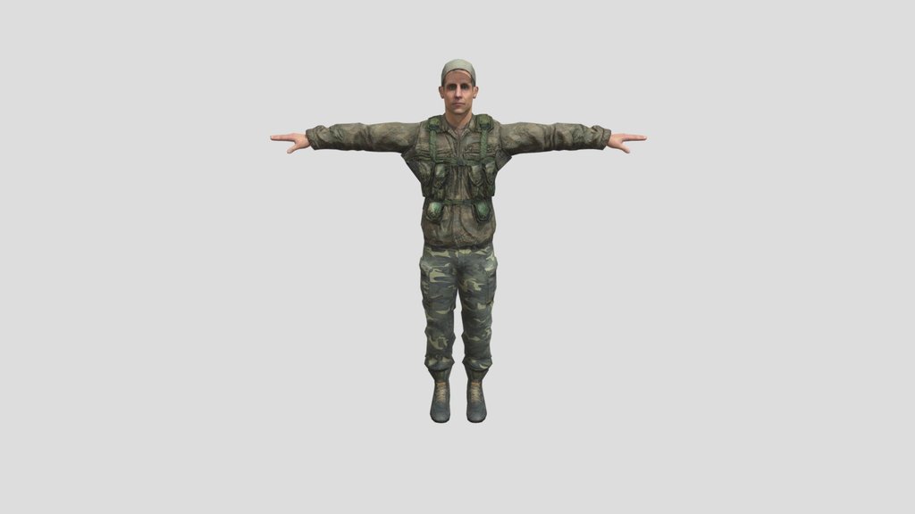 AMERICAN SOLDIER RIGGED