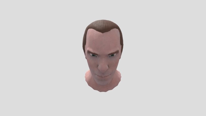 Benedict Cumberbatch Bust 3D Model