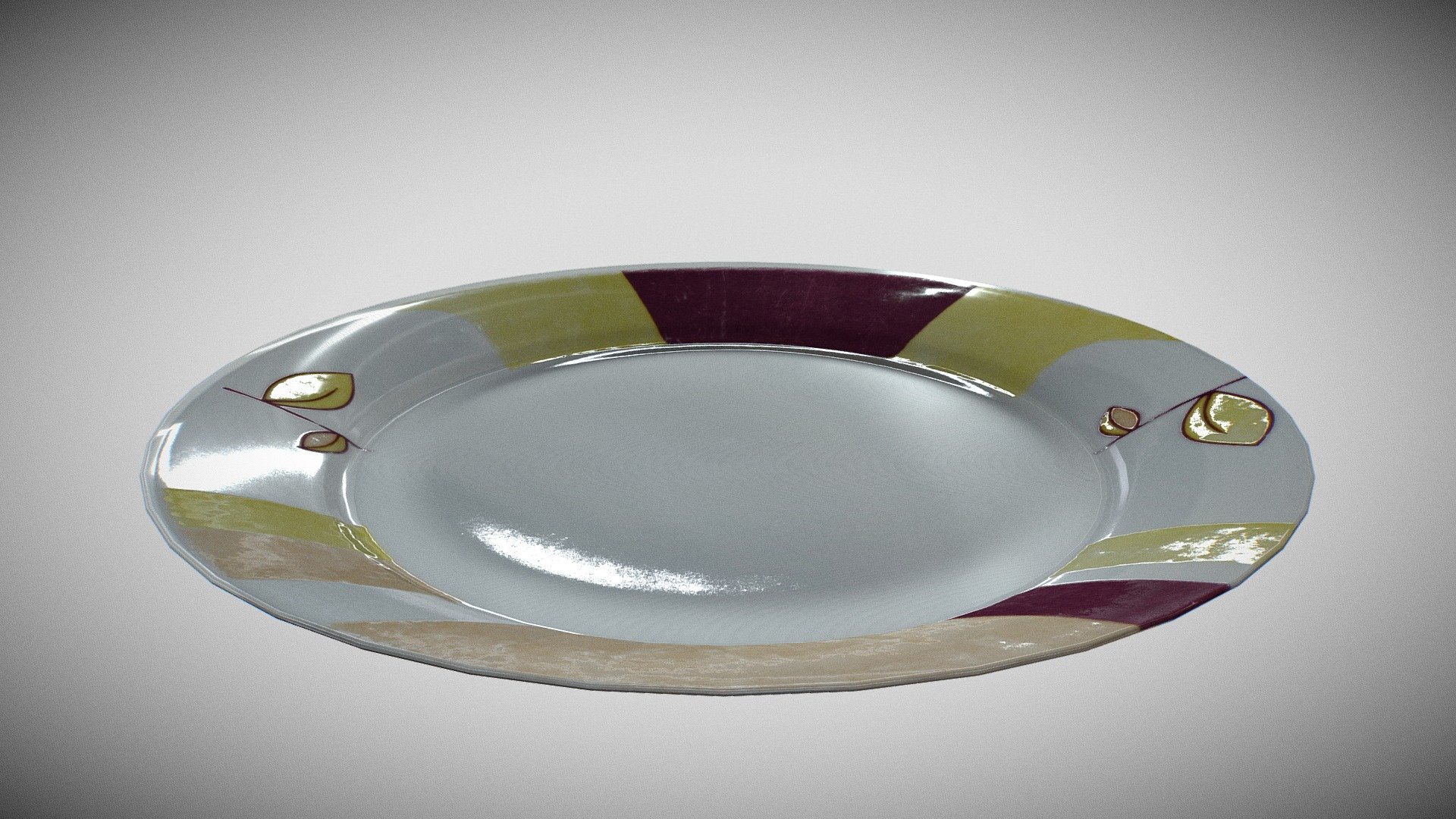 Plato porcelana