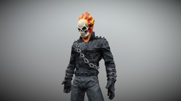 Ghost Rider 3D Model