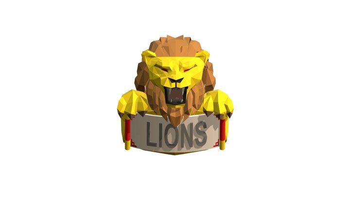 Lion_for_Sketchfab 3D Model