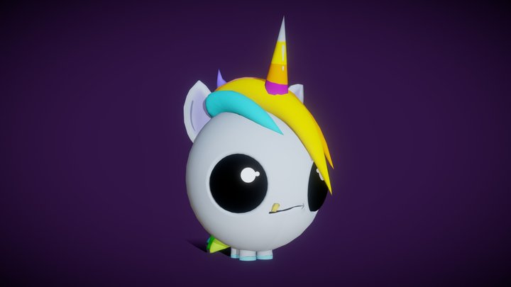The Adoraboos Pet: Unicorn 3D Model