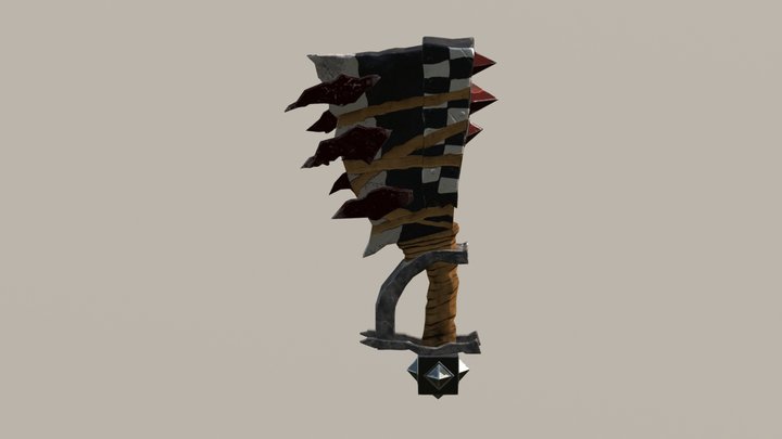Warhammer ol   weapon 3D Model
