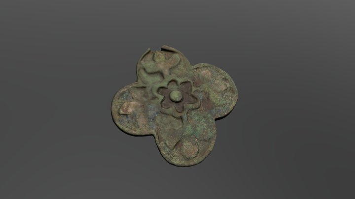 2025.0022 14-century harness pendant 3D Model