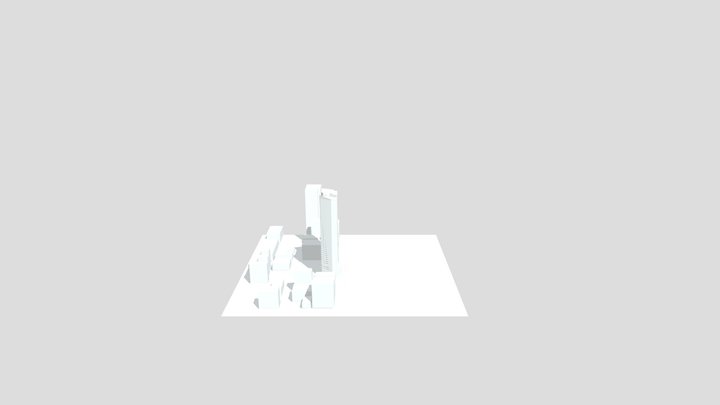 Rascacielos con contexto 3D Model