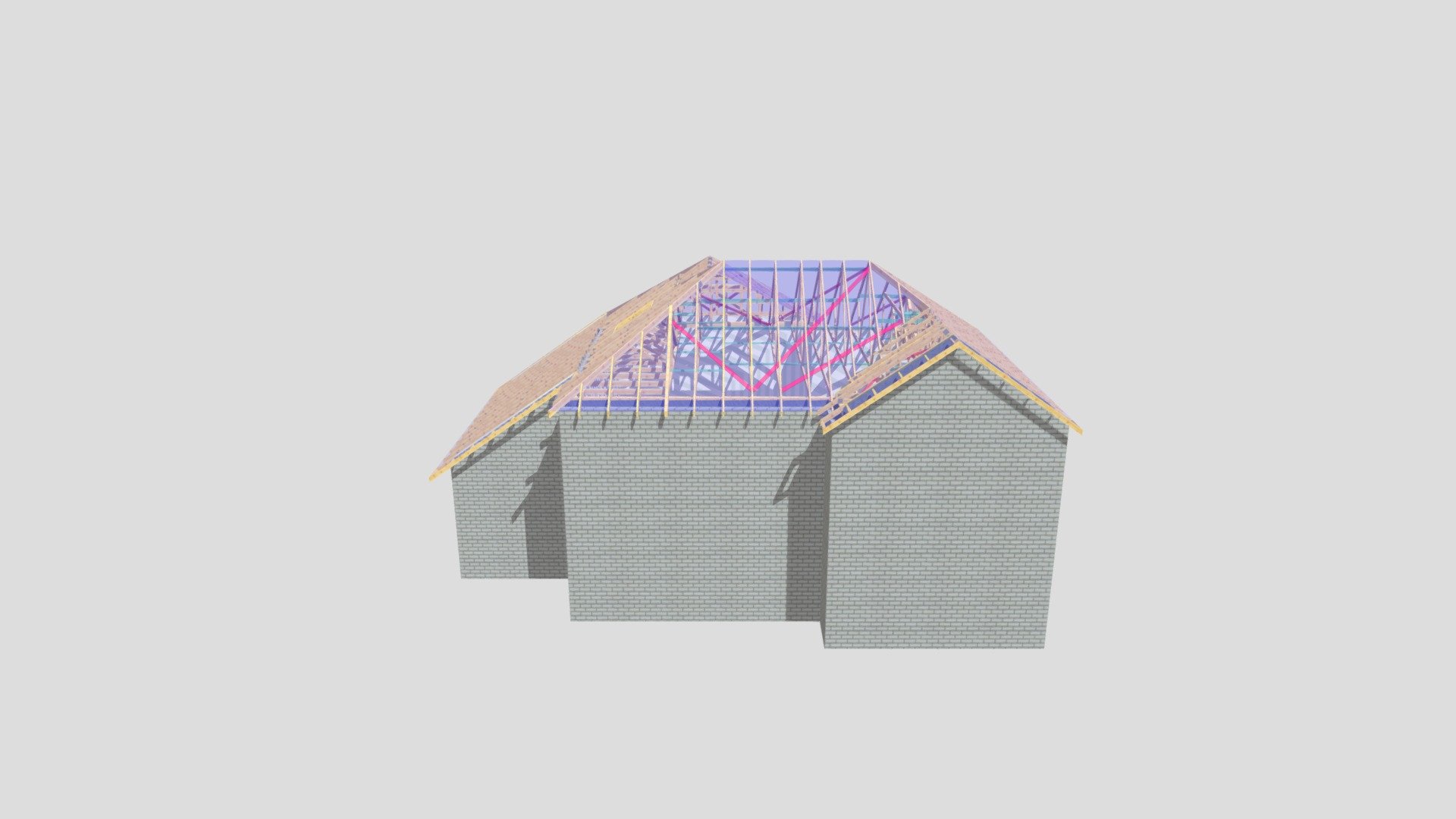 P11996E, Plots 1 & 3 Roof Layout - Download Free 3D Model By Martin ...