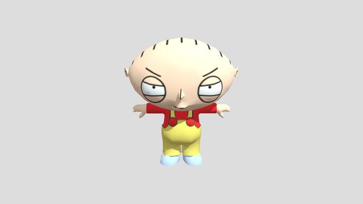 Evil Stewie Remake 3D Model