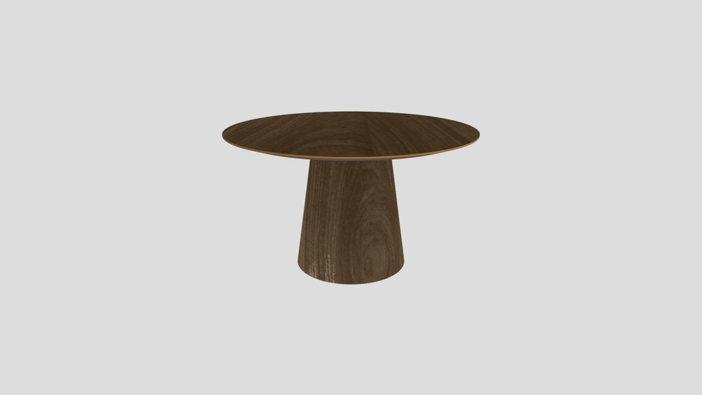 Conical Wooden Dining Table