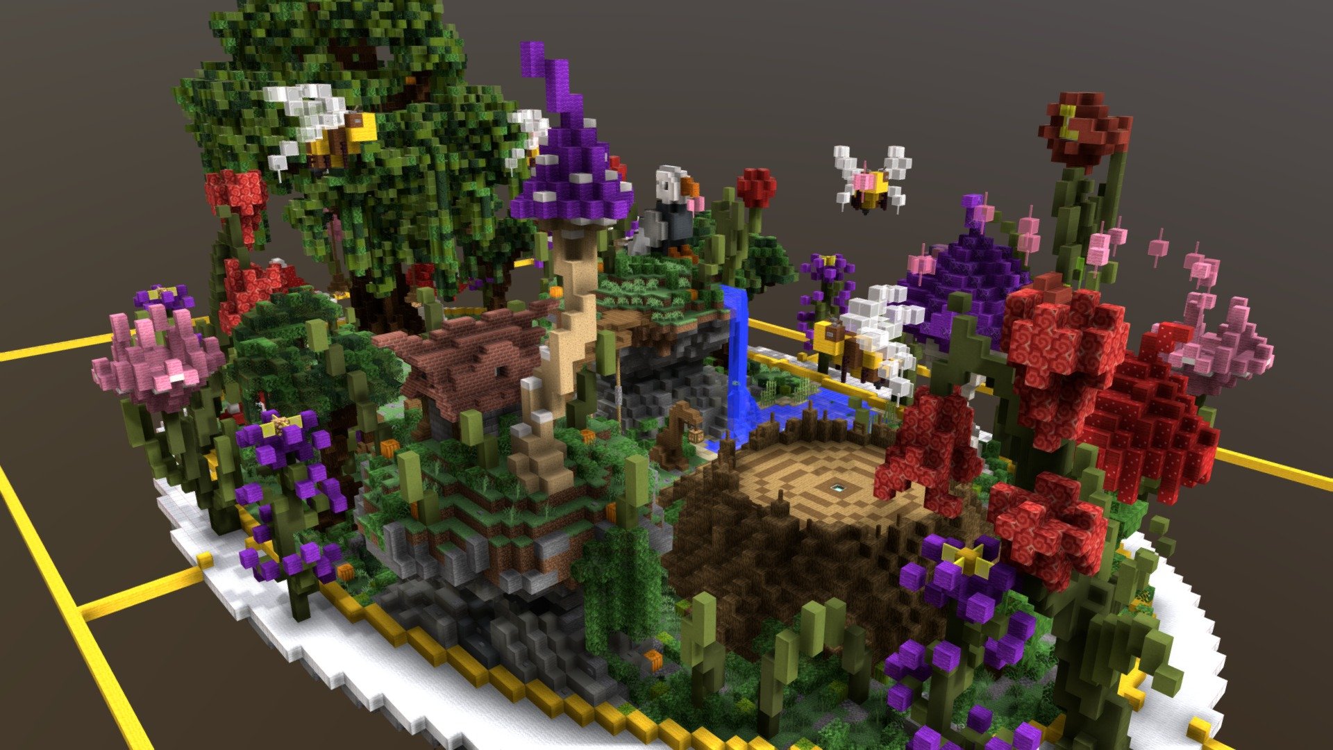 Flower SkyBlock Spawn 3D model by Monratira [5b1e6c3] Sketchfab