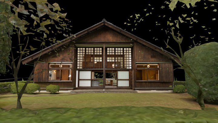 前川國男邸 / House of Kunio Mayekawa 3D Model