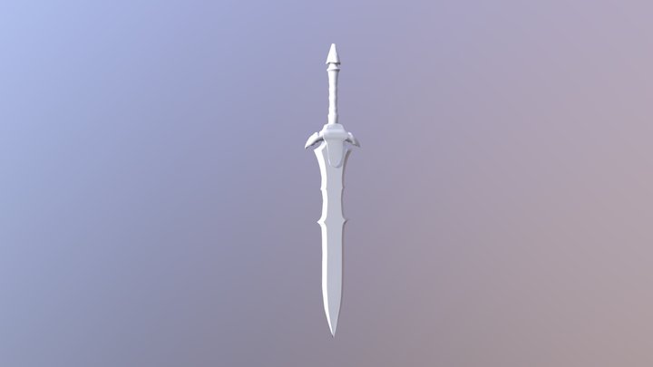 Sword (untextured) 3D Model