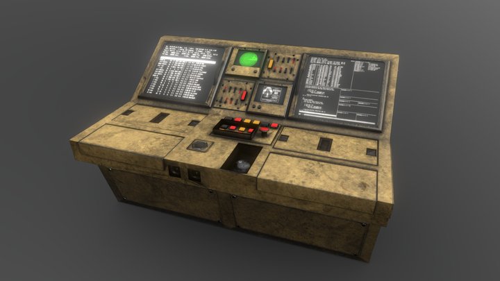 Computer #4 3D Model