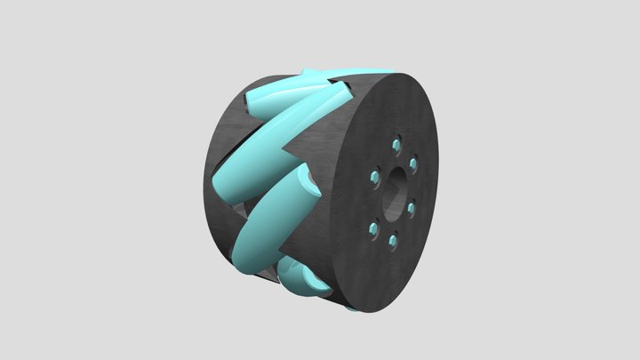 Mecanum Wheel 3D Model