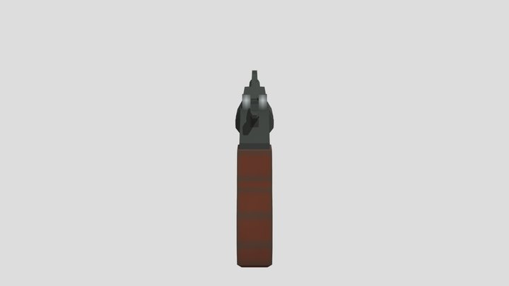 Revolver || Low poly 3D Model