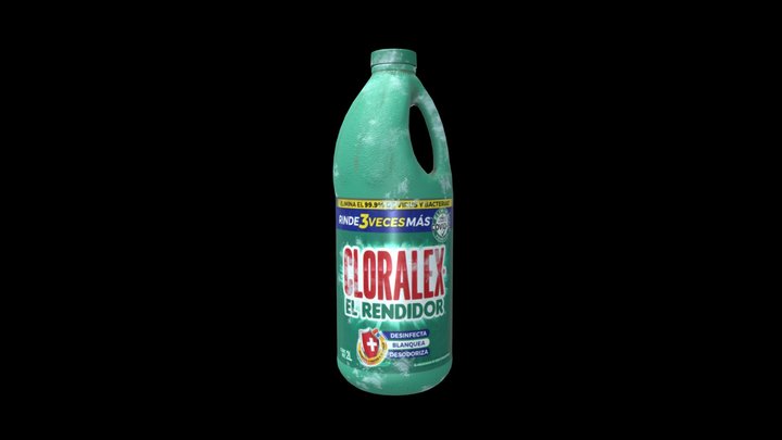 Bleach bottle 3D Model