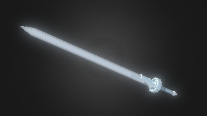 Voxel Lambent Light SAO - Sword (Cubik - 128) 3D Model