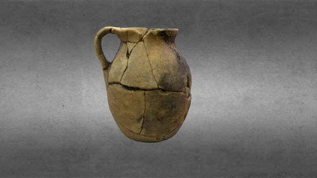 Olla a torno lento, yacmiento Navalahija 3D Model