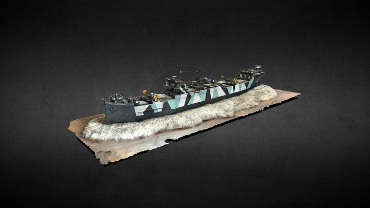 Liberty Ship 3D Model
