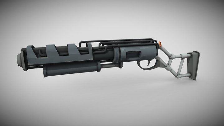TF2 shotgun 3D Model