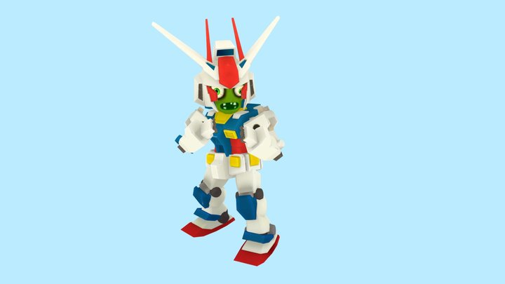 Armored Zombies ( Gundam ) 3D Model